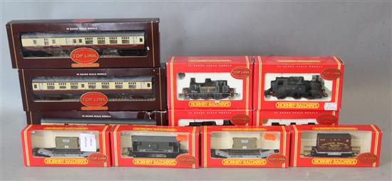 Four Hornby 00 gauge Top Link locomotives; all 10 boxed